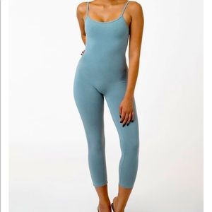 American Apparel Blue Catsuit